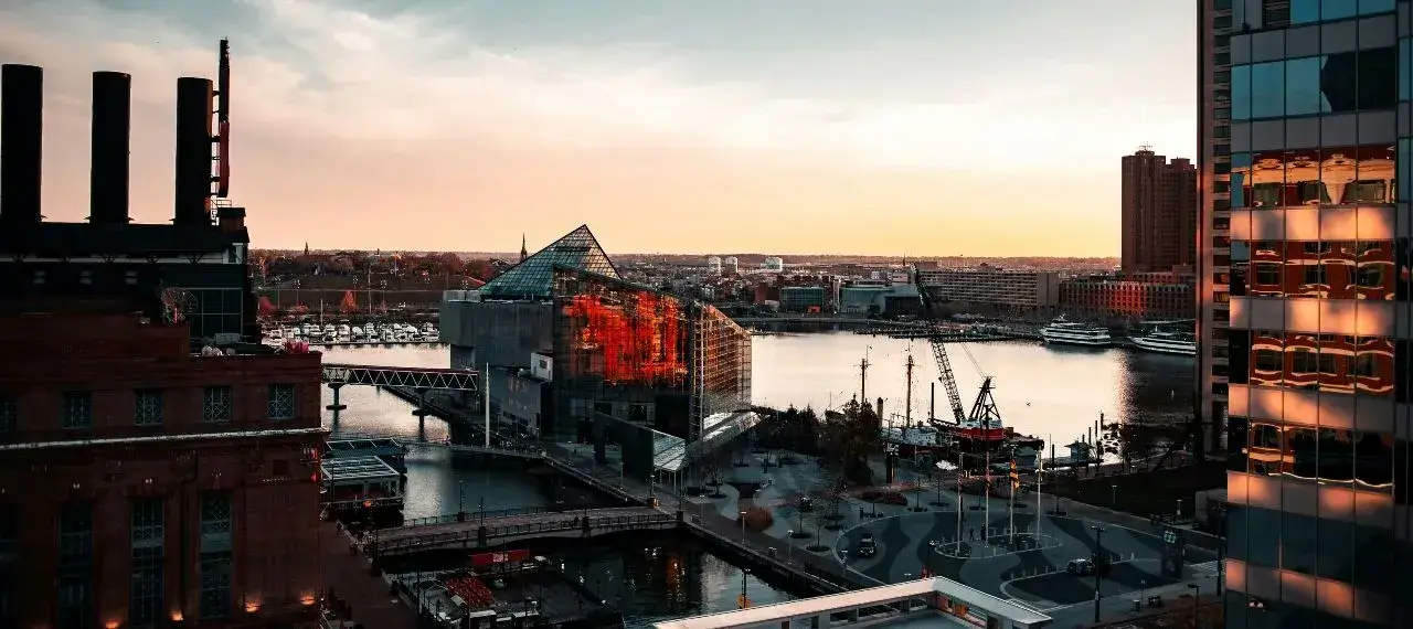 inner harbor in Maryland